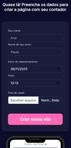 Print de Tela de cadastro